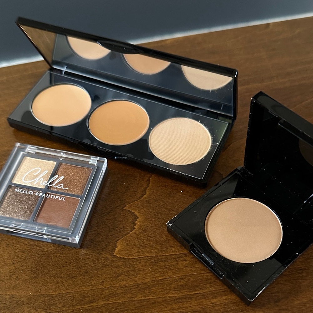 Set of 3 - Radiant Glow Eyeshadow and Contour Set & concealer -